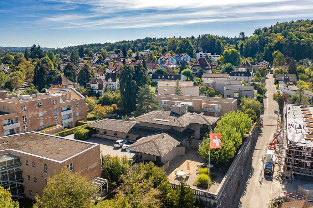 Walthersburg Aarau Drohnenaufnahme