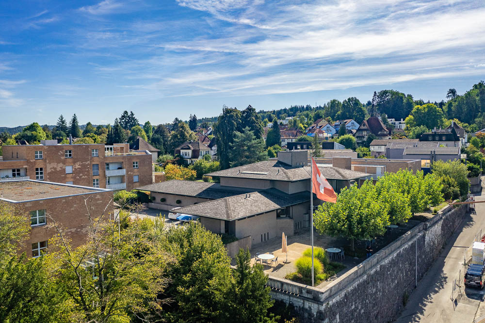 Walthersburg Aarau Drohnenaufnahme